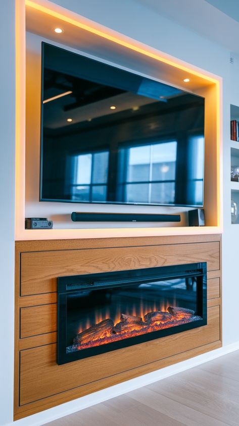 Isıtıcılı Elektrikli Şömine