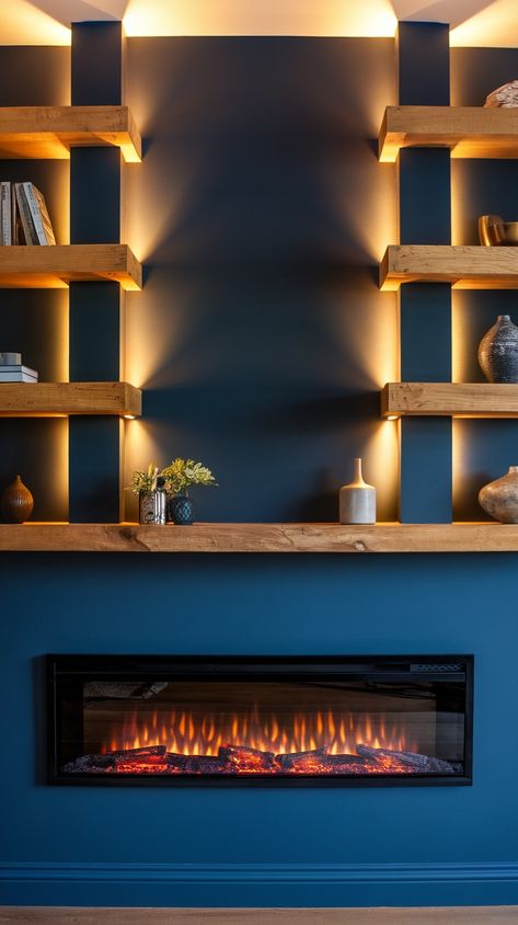 Cam Ön Panelli Elektrikli Şömine