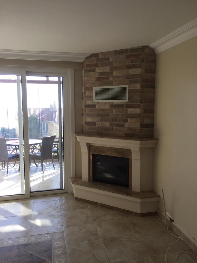 Köşe Model Şömine